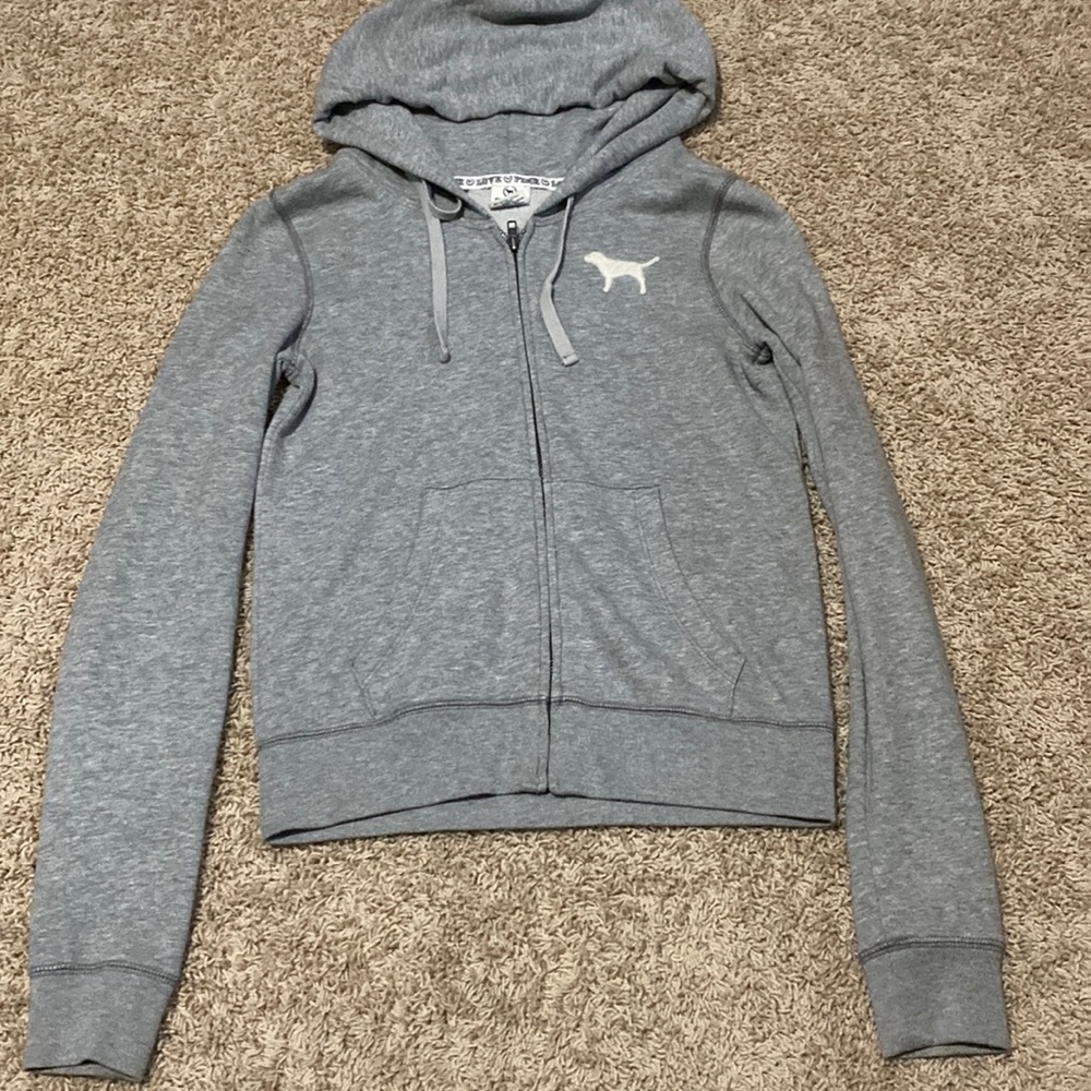Pink zip up
